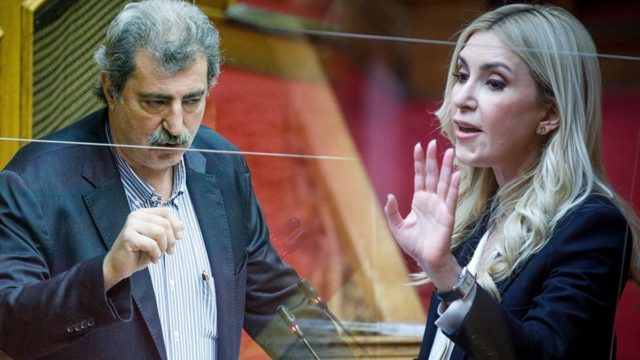 «Σφαγή» στη Βουλή – Σάλος στο Twitter για το σεξιστικό «θα την πάω αίμα» του Πολάκη για την Αραμπατζή (video)
