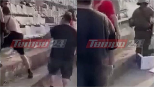 Άγριο ξύλο μεταξύ φιλάθλων και ΜΑΤ μετά τον αγώνα Αγροτικός Αστέρας – Παναχαϊκή (video)