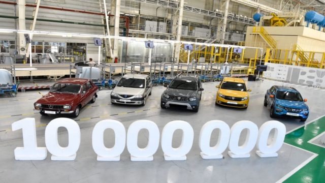 10 εκατομμύρια αυτοκίνητα DACIA