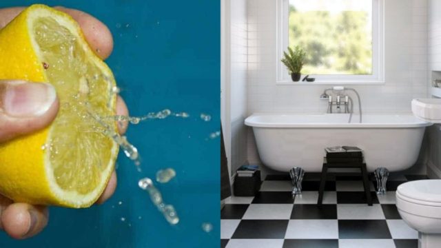 Βάλτε λίγο λεμόνι και 1 ακόμα υλικό στο σιφόνι και θα απαλλαγείτε από τη δυσωδία του μπάνιου