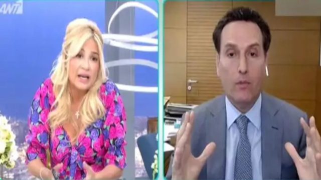 Ένταση ανάμεσα σε Φαίη Σκορδά και Μιχάλη Δημητρακόπουλο: «Είστε καλεσμένος στην εκπομπή μου και με ρωτάτε τι σημαίνει…» (Video)