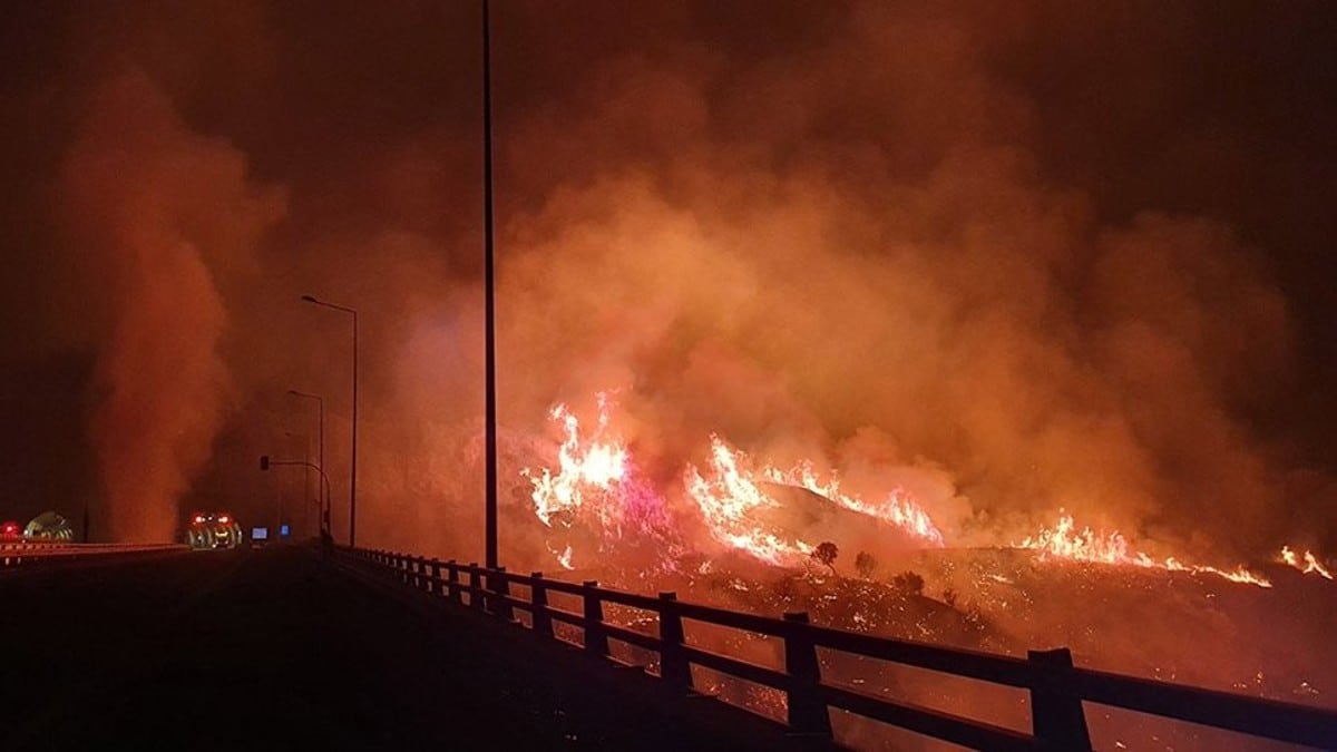 Συναγερμός στην Πάτρα: Φωτιά στην Αρόη κοντά σε σπίτια!