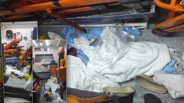Νέα ντροπιαστική επίθεση σε διασώστες του ΕΚΑΒ: Γυναίκα έκανε… γης μαδιάμ ασθενοφόρο (photos)