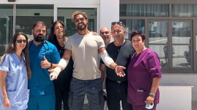 Ατύχημα για τον Νάσο Παπαργυρόπουλο στη Μήλο