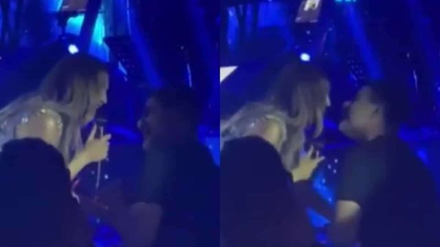 Δεν… κρατιούνται Βανδή και Μπισμπίκης – Τα «καυτά» φιλιά στο στόμα και οι αφιερώσεις
