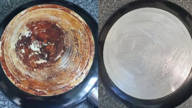 «Ζόρικη» σκουριά στο τηγάνι; Αυτό είναι το πάμφθηνο υλικό που όλοι έχουμε σπίτι και την «εξαφανίζει»