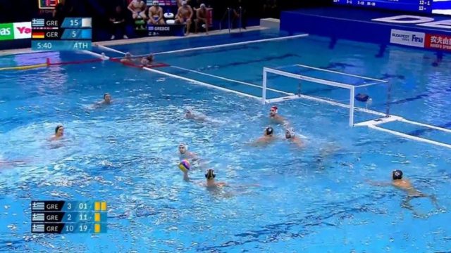 Ελλάδα – Γερμανία 16-8: Επιβλητική Εθνική και απευθείας πρόκριση στα προημιτελικά του Παγκοσμίου Κυπέλλου! (video)