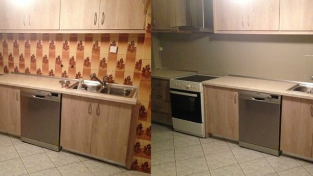 Παλιά κουζίνα; Πώς να βάψετε τα πλακάκια για να δείχνει σαν καινούργια!