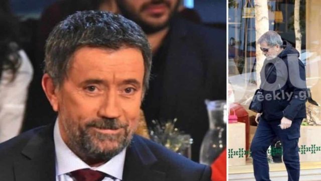 Μαυροντυμένος με σκυμμένο το κεφάλι: Βυθισμένος στις σκέψεις του ο Σπύρος Παπαδόπουλος