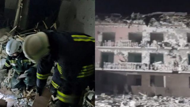 Οδησσός: Πολύνεκρη τραγωδία μετά από πυραυλικό χτύπημα σε πολυκατοικία (video)