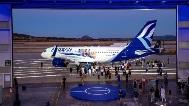 Με τα φτερά της AEGEAN και το «δικό της» αεροπλάνο πετά στο Μιλάνο η Εθνική Ομάδα Μπάσκετ