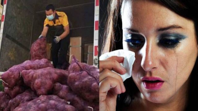 Ώρα να κλάψεις! Απατημένη γυναίκα στέλνει στον πρώην της ένα τόνο κρεμμύδια για εκδίκηση