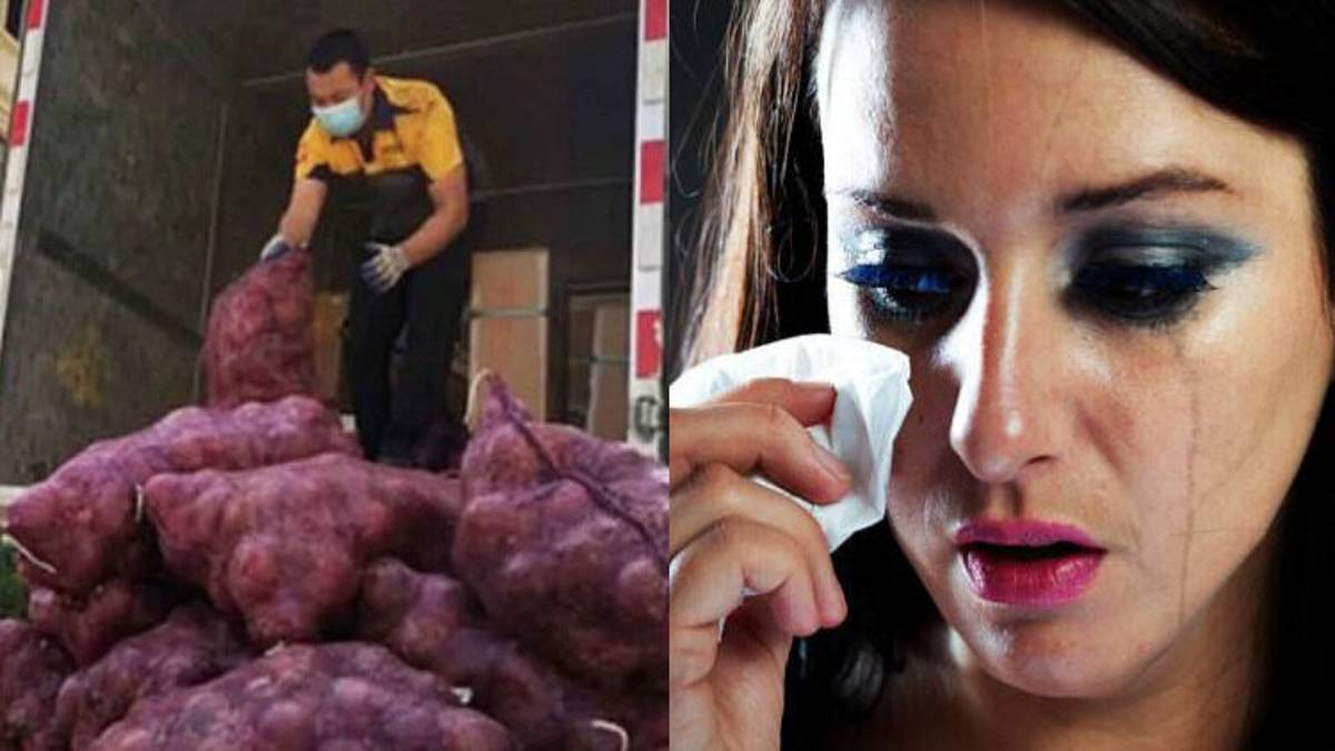 Ώρα να κλάψεις! Απατημένη γυναίκα στέλνει στον πρώην της ένα τόνο κρεμμύδια για εκδίκηση
