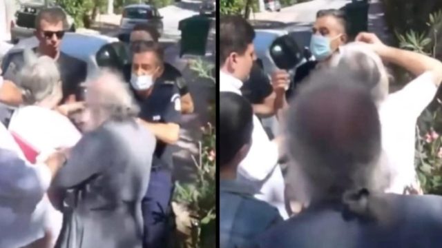 «Μην τον χτυπάτε είναι ιερέας»: Χαμός με αστυνομικούς και πιστούς – Δεν τους άφηναν να πάνε για λειτουργία στην Ηλιούπολη (Video)