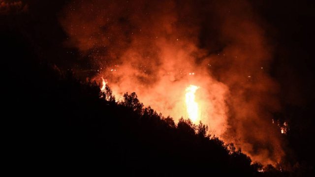 Φωτιά στα Άνω Λιόσια – Καίει σε οικόπεδα