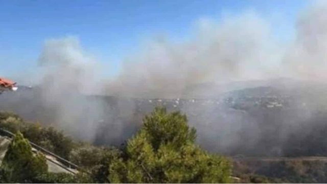 Συναγερμός στην Πυροσβεστική – Φωτιά στην Πεντέλη (Video)