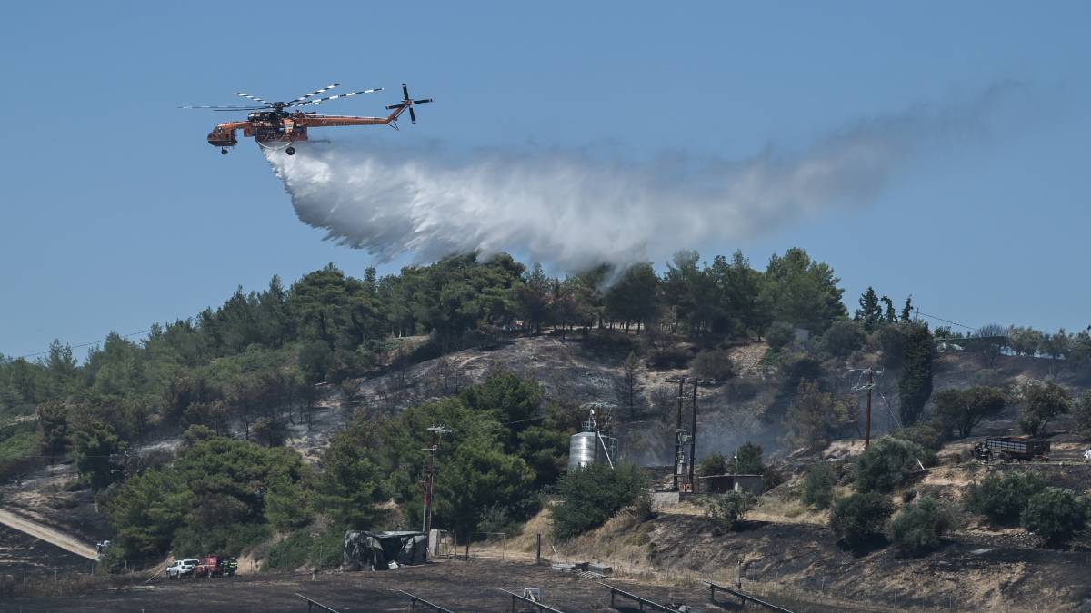 Φωτιά Ρέθυμνο: Έκτακτο μήνυμα 112 για Σακτουρία – Εκκενώστε τώρα προς Άγ. Παύλο και Ακουμιανή Γυαλιά