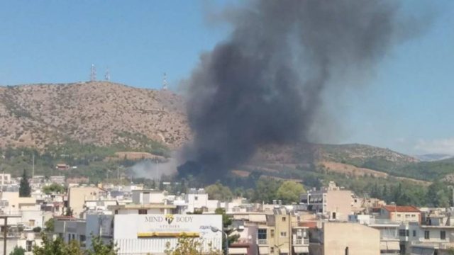 Φωτιά στο Χαϊδάρι: Συναγερμός στην πυροσβεστική!