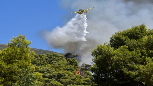 Φωτιά στα Μέγαρα Αττικής