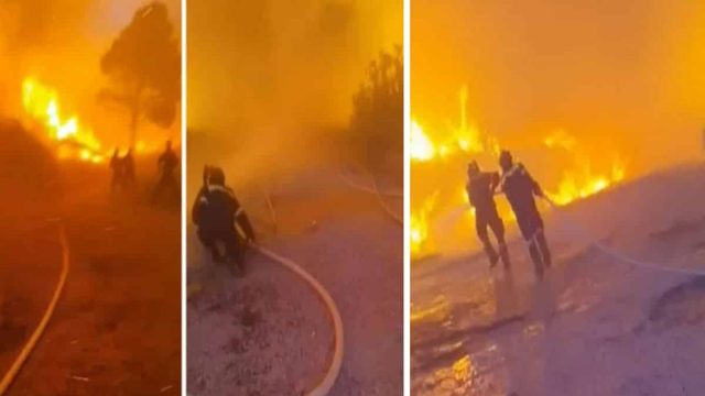 Φωτιά στην Πεντέλη: Περικυκλωμένοι στις φλόγες! Συγκλονιστικό βίντεο με τη μάχη των πυροσβεστών με την πύρινη λαίλαπα