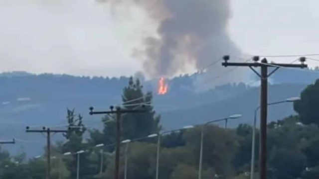Στις φλόγες και η Χαλκιδική – Φωτιά σε Σιθωνία και Κασσάνδρα (photo-video)