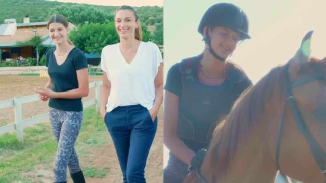 «Λιώνει» η Κάτια Ζυγούλη: Η κόρη της, Αναστασία Ρουβά, της μαθαίνει τα μυστικά της ιππασίας (Video)