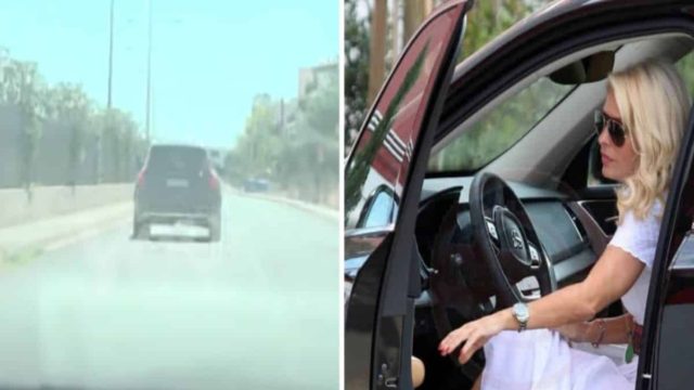 Απίστευτο κυνηγητό με την Ελένη Μενεγάκη! Τα κόκκινα και η υπερβολική ταχύτητα…