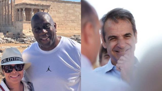 Το τηλεφώνημα-έκπληξη του Κυριάκου Μητσοτάκη στον θρύλο του ΝΒΑ, Μάτζικ Τζόνσον, και το ραντεβού που έκλεισαν!