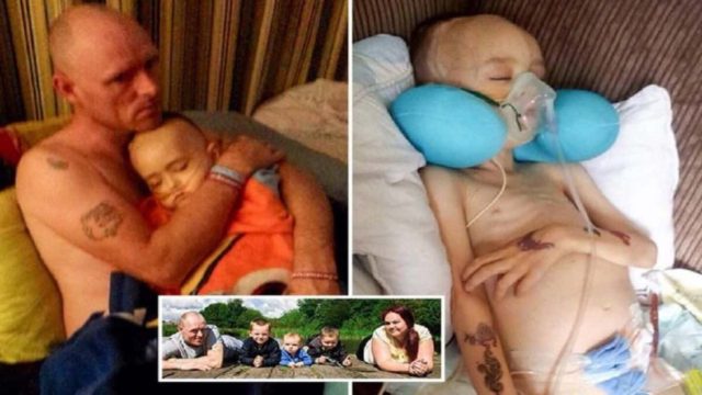 7χρονος με καρκίνο λίγο πριν εκπνεύσει στην αγκαλιά του πατέρα του ζήτησε να τον βγάλει μια τελευταία φωτογραφία! Θα δακρύσετε