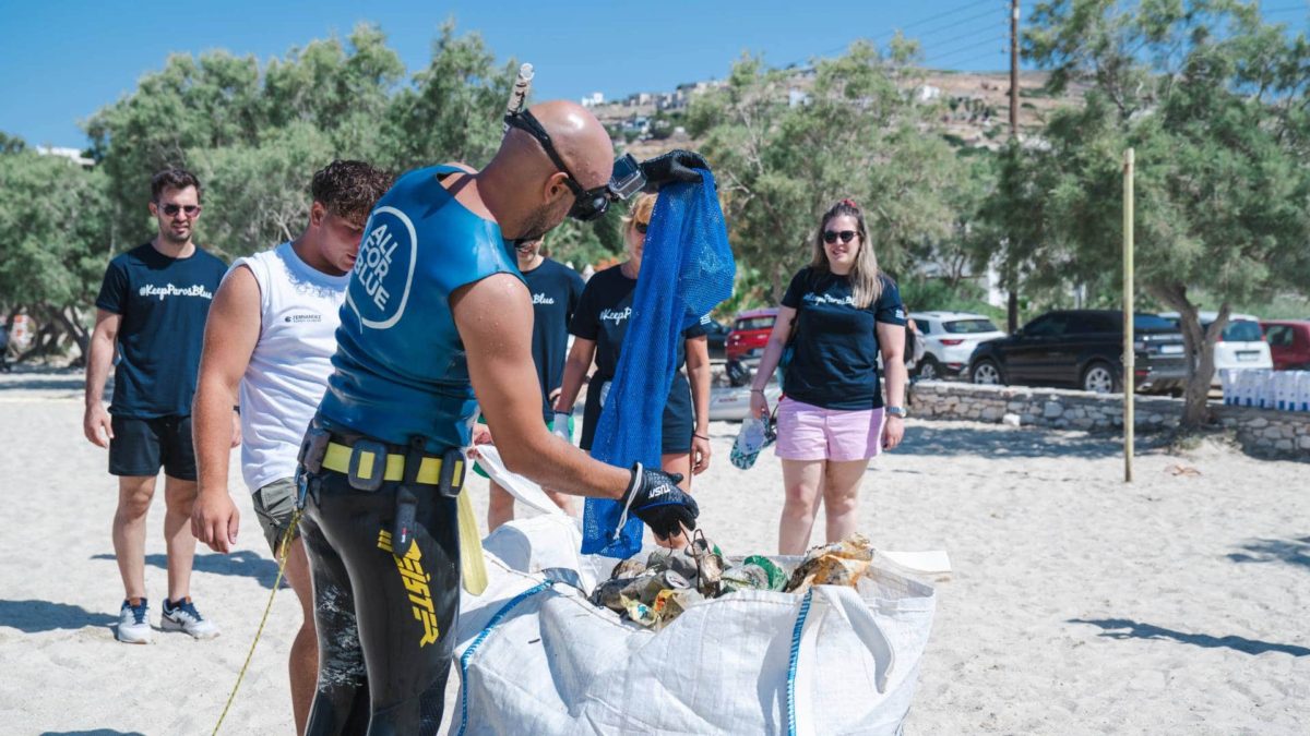 Keep Paros Blue: Περιβαλλοντική ενέργεια από τον ΟΦΕΤ & τον Οργανισμό All for Blue