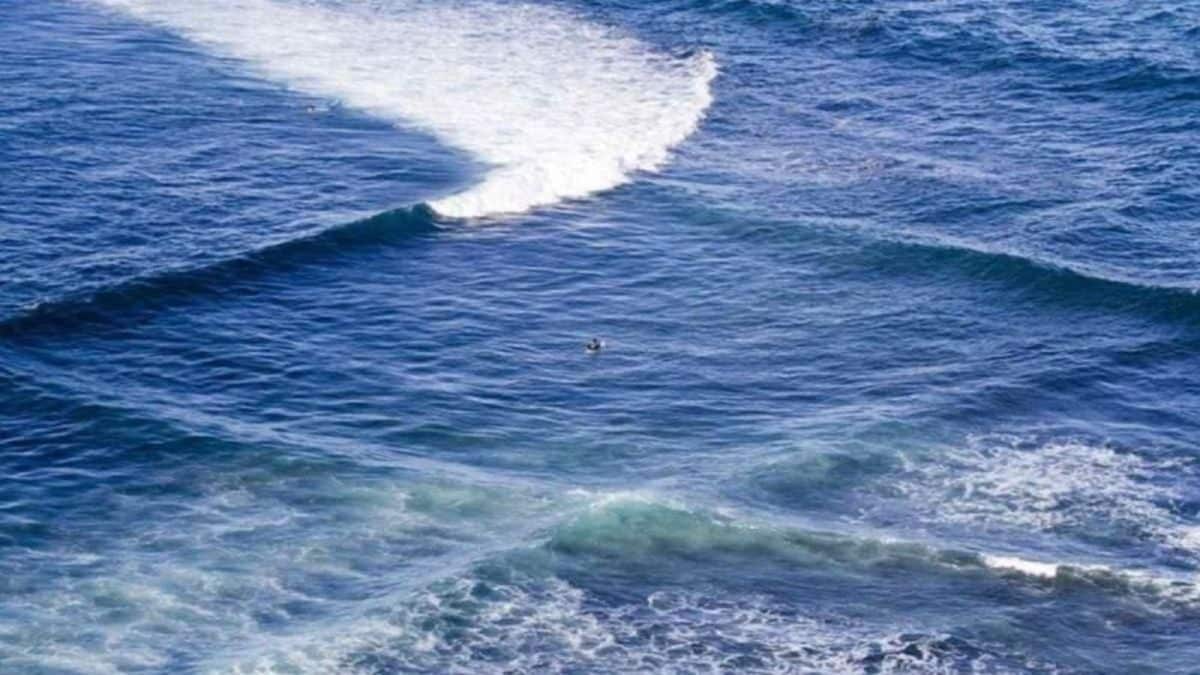 Κοιτούσε τη θάλασσα από ψηλά όταν είδε αυτά τα περίεργα τετράγωνα – Όταν πλησίασε δεν πίστευε στα μάτια του