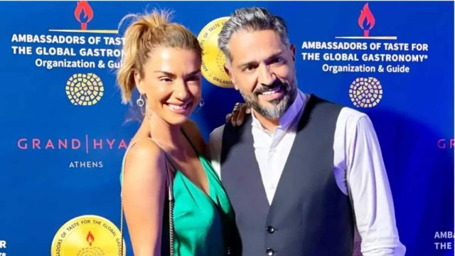Ευχάριστα για τον Λευτέρη Σουλτάτο: Στο πλευρό του η Βάσω Λασκαράκη με τον Μάκη Παντζόπουλο (photos)