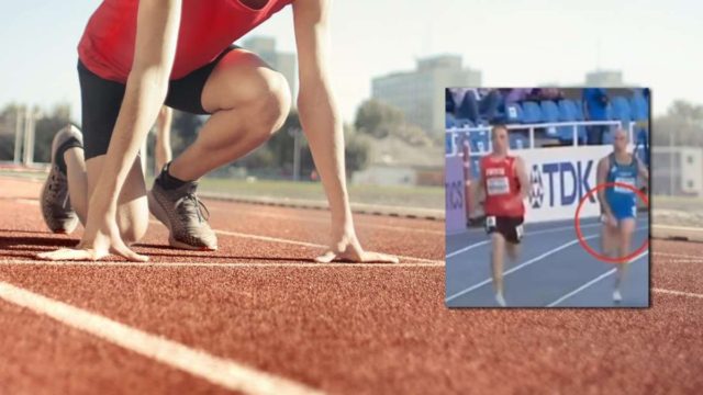 Μη σου τύχει: Δρομέας πήγαινε για πρωτιά και τερμάτισε τελευταίος επειδή βγήκαν τα γεννητικά του όργανα από το σορτσάκι! (video)