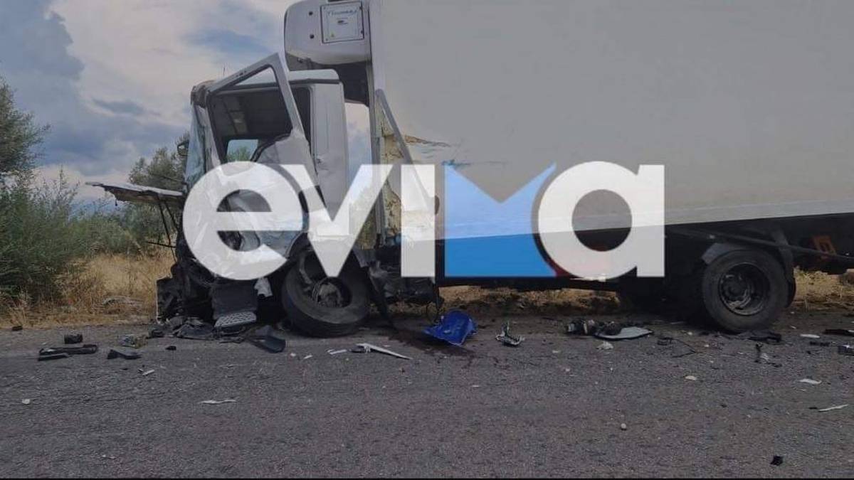 Σοκαριστικό τροχαίο στην Εύβοια – Σφοδρή σύγκρουση ΙΧ με φορτηγό