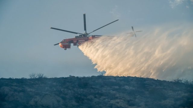 Φωτιά στο Δίστομο Βοιωτίας