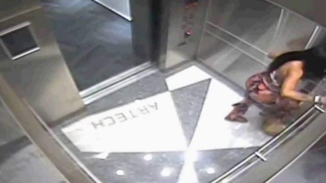 Γυναίκα μπαίνει στο ασανσέρ χωρίς να έχει δει την κρυφή κάμερα – Μετά από αυτό που φαίνεται να κάνει την κυνηγά η αστυνομία!
