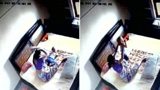 Υποπτευόταν πως η γυναίκα του χτυπάει το παιδί τους – Αυτό που κατέγραψε η κρυφή κάμερα, θα σας σοκάρει!