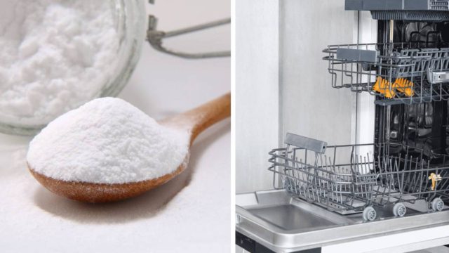 Ανακατέψτε μαγειρική σόδα και 2 ακόμα υλικά και εξολοθρεύστε τη βρωμιά από το πλυντήριο πιάτων