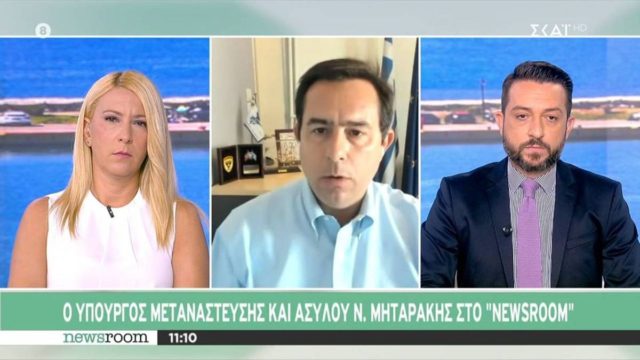 «Βόμβα» Μηταράκη για Έβρο: «Υπάρχει μεγάλη αύξηση της πίεσης από την Τουρκία και στα χερσαία και στα θαλάσσια σύνορα» (video)