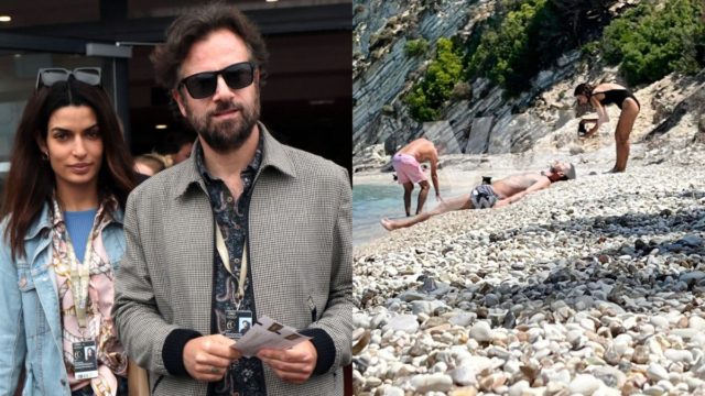 Αποκλειστικό: Σαλπάρουν στο Ιόνιο με πολυτελέστατο σκάφος Κωστής Μαραβέγιας και Τόνια Σωτηροπούλου – Φωτογραφίες από την παραλία και το «θηρίο» τους