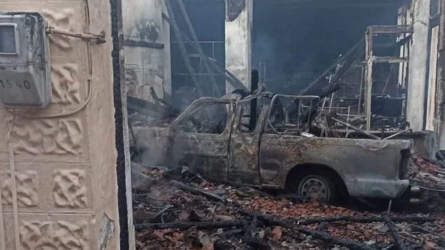 Λέσβος: Ανατροπή στην υπόθεση φωτιάς – Ο 71χρονος έριξε το αυτοκίνητο με φιάλη υγραερίου στο κατάστημα του αδελφού του