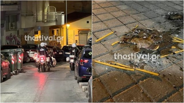 Εικόνες ντροπής στη Θεσσαλονίκη: Νεαροί ιερόσυλοι έκαψαν εικόνα της Παναγιάς με κεριά