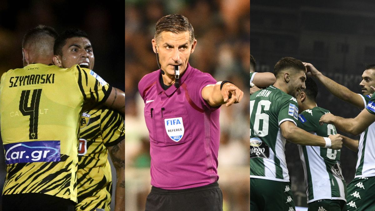 «Μπουρλότο» στη Super League: Όρισαν διαιτητή τον Σιδηρόπουλο για το Παναθηναϊκός-ΑΕΚ – «Πόλεμος» Μαρινάκη-Μπαλτάκου και στο βάθος αναβολή