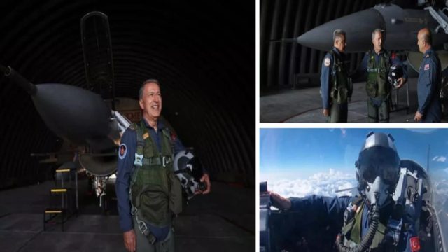 Νέα πρόκληση – σόου από τον Ακάρ: «Πέταξε» με F-16 πάνω από το βόρειο Αιγαίο – «Θα προσπαθήσουμε να είμαστε αντάξιοι όλων των μαρτύρων μας…» (Video)