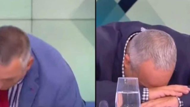 Παρουσιαστής του ΣΚΑΪ πέφτει LIVE από την καρέκλα του (ΒΙΝΤΕΟ)