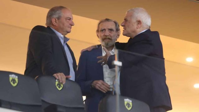 Στην OPAP Arena Γιώργος Βαρδινογιάννης και Κώστας Καραμανλής!