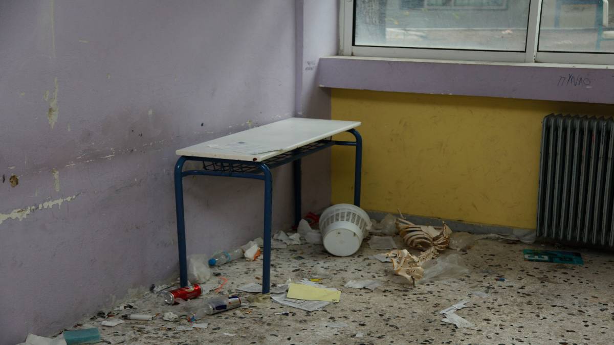 Σοκ στη Θεσσαλονίκη: Βανδαλισμοί σε δημοτικό σχολείο (φωτο)