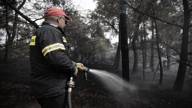 Μεγάλη φωτιά στην Αιγιάλεια – Επιχειρεί τεράστια δύναμη επίγειων και εναέριων μέσων της Πυροσβεστικής