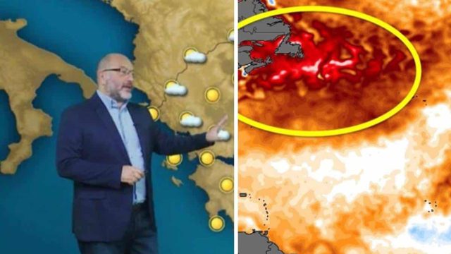 Σάκης Αρναούτογλου: Φόβος για τυφώνες στην Ευρώπη από πρωτοφανές κύμα καύσωνα στον βόρειο Ατλαντικό