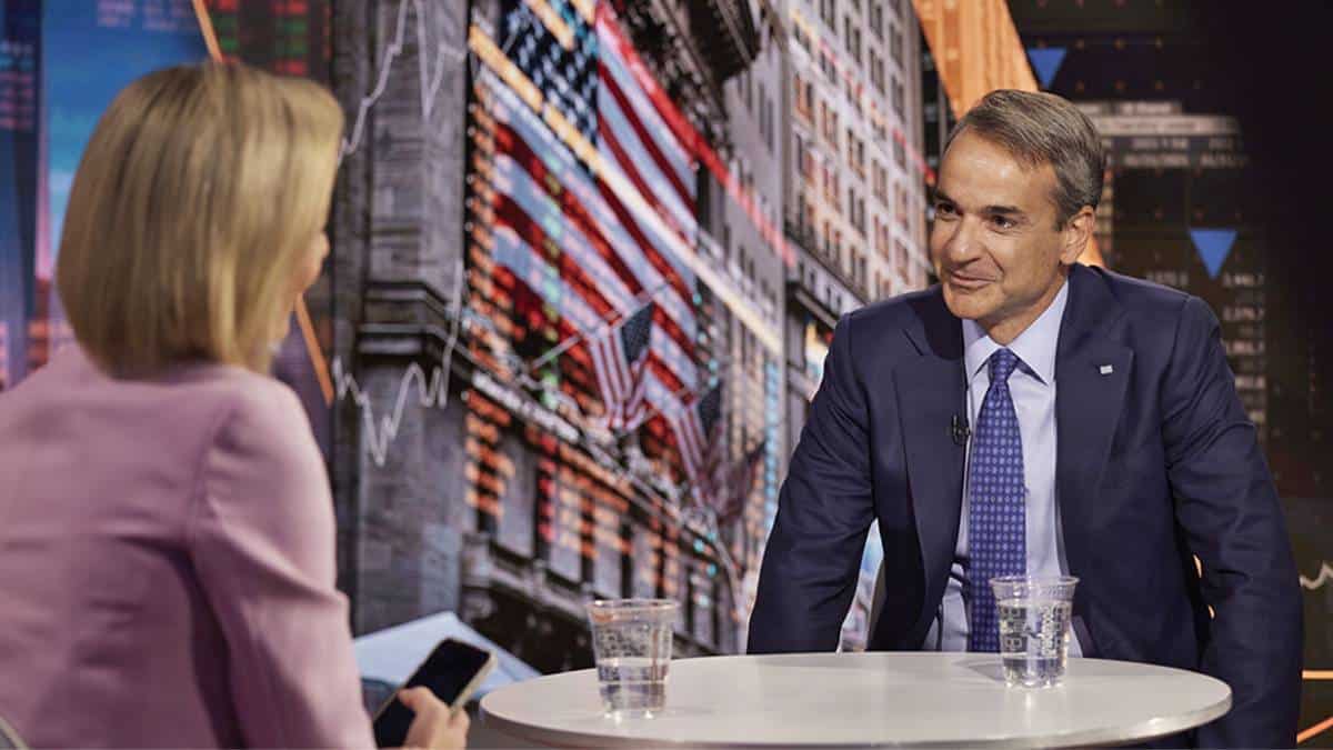 Μητσοτάκης από Bloomberg: «Εξωφρενική η κατηγορία Ερντογάν κατά της Ελλάδας για εγκλήματα κατά της ανθρωπότητας» (video)